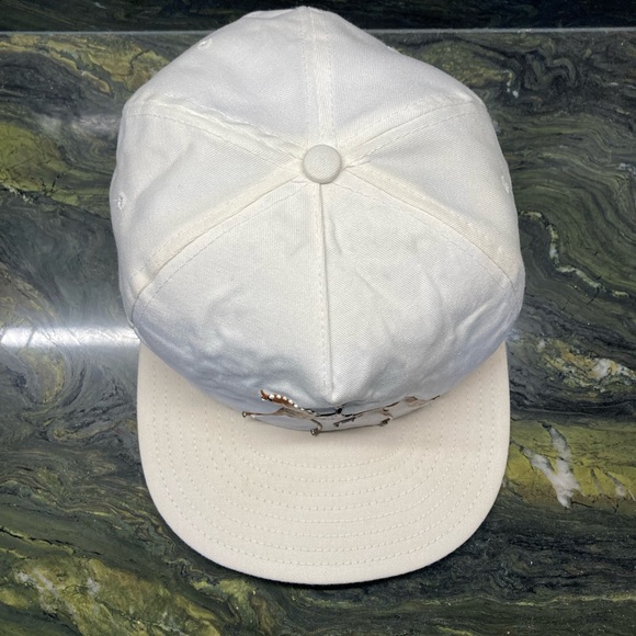 Equestrian Hand Painted Ball Cap Hat Horse Dressage White New main image 11